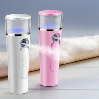Nano Ionic Portable Facial Steamer Timeless Matter Pink