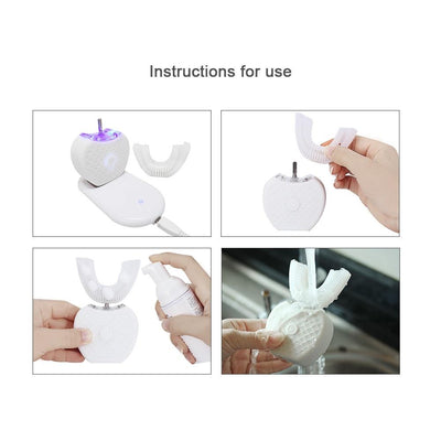 V-White - Hands Free Automatic Toothbrush Automatic Toothbrush Timeless Matter