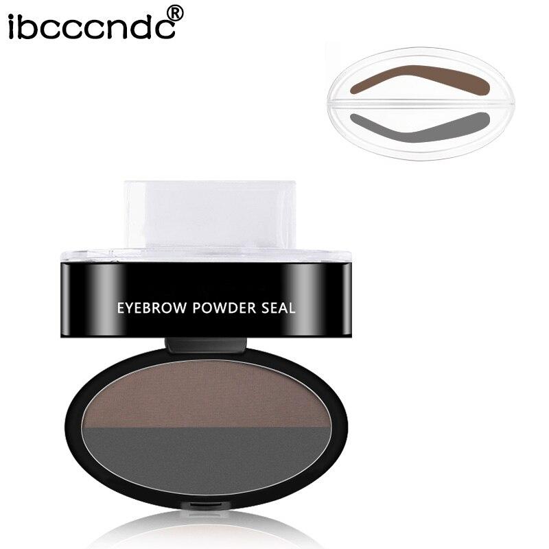 Amazing Waterproof Eyebrow Stamp Timeless Matter Gray + Light Brown (Arched)