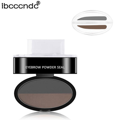 Amazing Waterproof Eyebrow Stamp Timeless Matter Gray + Light Brown (Straight)
