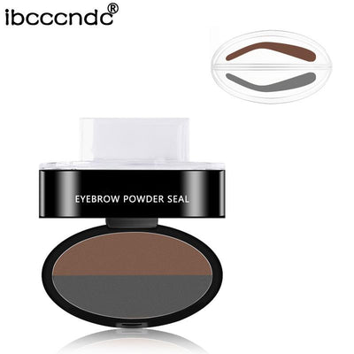 Amazing Waterproof Eyebrow Stamp Timeless Matter Gray + Dark Brown (Arched)