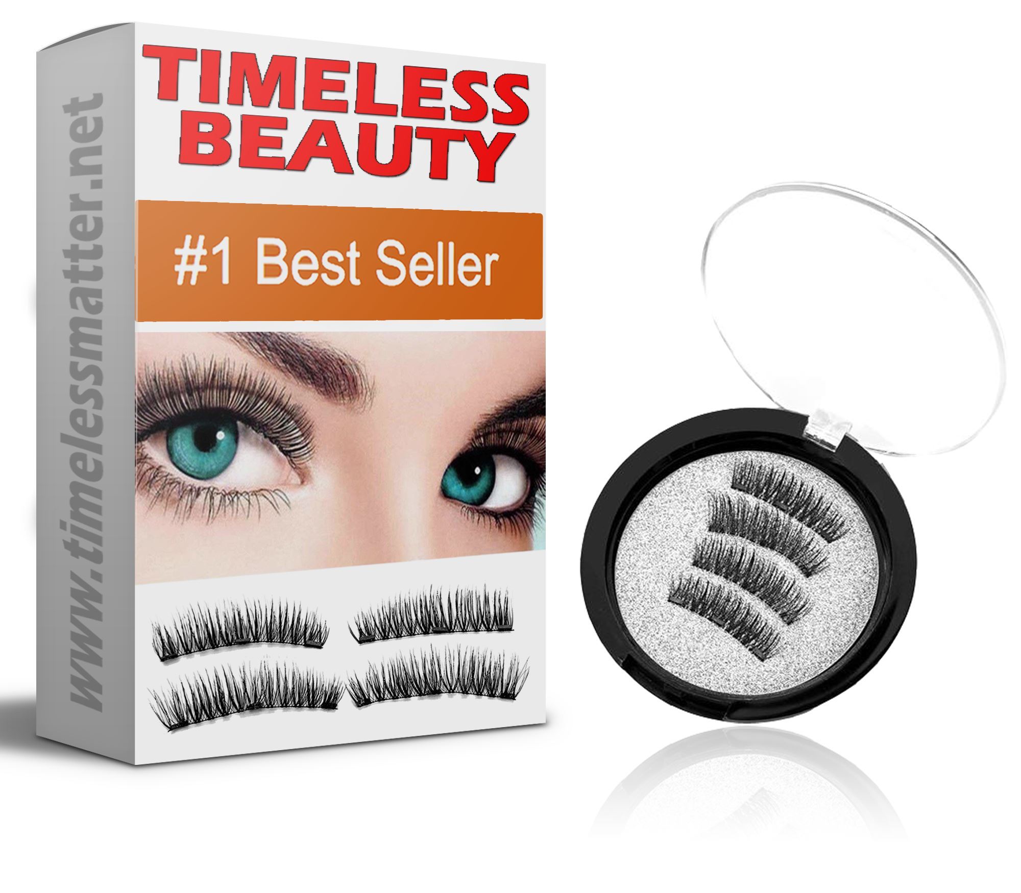 Premium Magnetic Lashes - Easy To Apply Magnetic False Eyelashes Latest Magnetic Eyelashes Timeless Matter TimelessBeauty