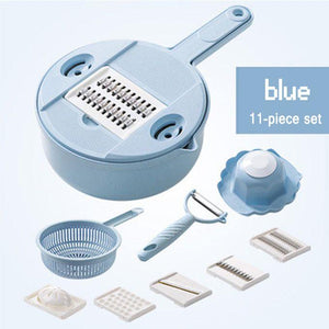 Mandoline Slicer - Best Vegetable Chopper And Grinder - 8 in 1 Vegetable Slicer Mandoline Slicer Timeless Matter 