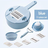 Mandoline Slicer - Best Vegetable Chopper And Grinder - 8 in 1 Vegetable Slicer Mandoline Slicer Timeless Matter 