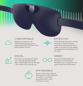 Snore Circle - Smart Anti-Snoring Eye Mask Snore Circle VvFly 