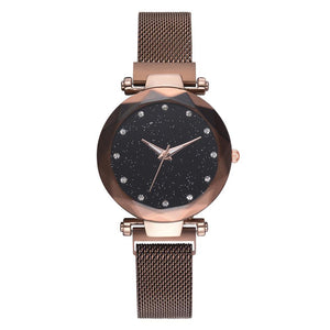 Galaxy - Quartz Watch For Women Timeless Matter Brown 