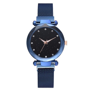 Galaxy - Quartz Watch For Women Timeless Matter blue 