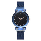 Galaxy - Quartz Watch For Women Timeless Matter blue 