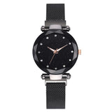 Galaxy - Quartz Watch For Women Timeless Matter black 