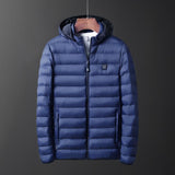 Heated Jacket For Men & Women Heated Jacket Timeless Matter Blue XXL 