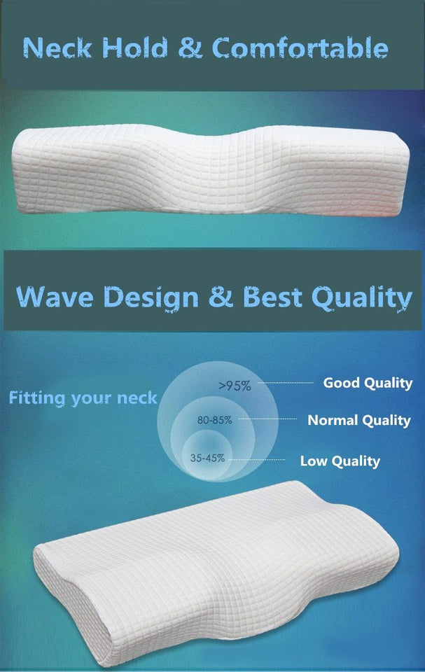 Memory Foam Pillow For Snore & Neck Pain Relief Timeless Matter 