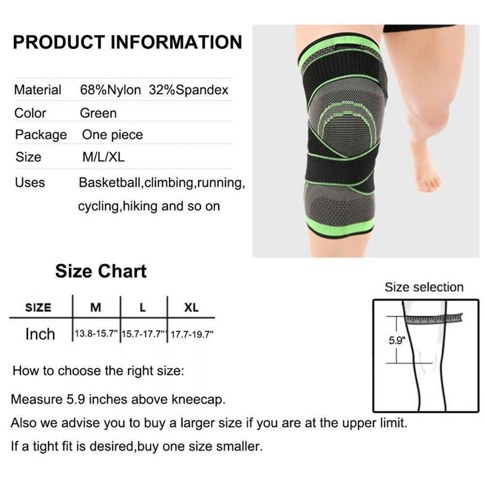 3D Adjustable Knee Brace - Knee Stabilizer 3D Knee Brace Timeless Matter 