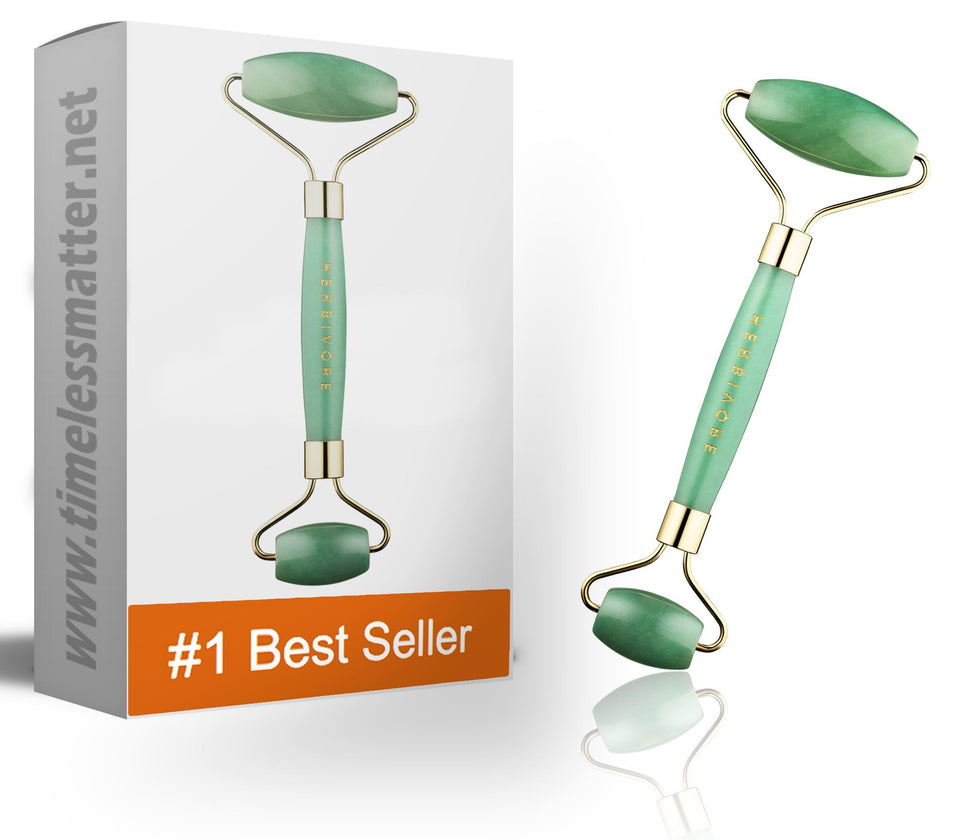 Premium Jade Face Roller Jade Roller Timeless Matter Natural Jade Double Head 