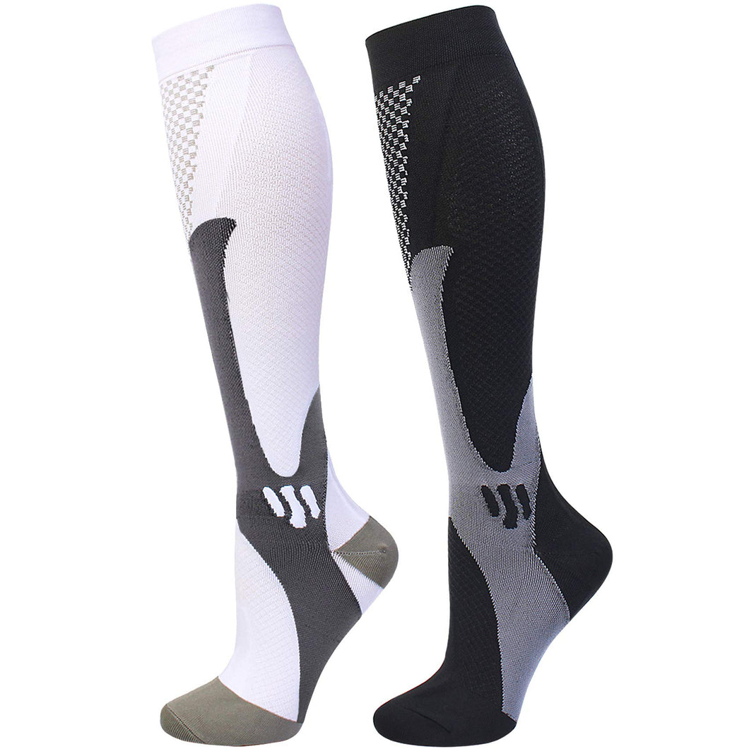 Compression Socks For Women & Men (Use Size Chart Below)