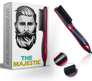 The Majestic 2™ Beard Straightener Brush Beard Straightener Brush 2 Timeless Matter 